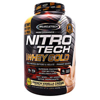 Muscletech Performance Series Nitro Tech 100% Whey Gold - French Vanilla Creme - 5.53 lb - 631656710519