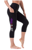 Beauty & Beast Capris Leggings with Pockets