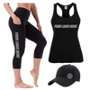 Personalized Ladies Combo - Tank, Capris and Cap