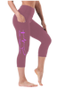 Faith Hope Love Capris Leggings with Pockets