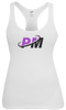 PM4HER Tank White & Purple Logo