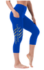 Lady Beast Capris Leggings with Pockets
