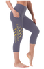 Lady Beast Capris Leggings with Pockets