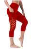 Lady Beast Capris Leggings with Pockets