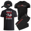 Pain & Pride Combo - Shirt, Sweats and Cap