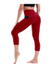 High Waist Capris Leggings with Pockets