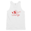 VIP Lounge Tank White & Red