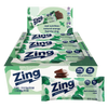 Zing Dark Chocolate Mint Vegan Protein Bars - 12 count