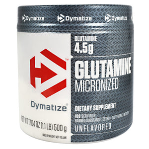Dymatize Glutamine Micronized - Unflavored - 1.1 lb - 705016175017