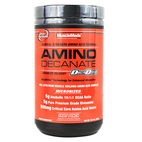 Muscle Meds Amino Decanate - Fruit Punch - 30 Servings - 891597005482