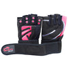 Spinto USA, LLC Mens Workout Glove w/ Wrist Wraps - Red/Gray (MD) -   - 636655965984