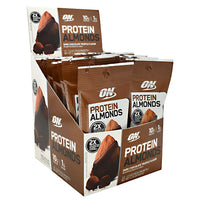 Optimum Nutrition Protein Almonds - Dark Chocolate Truffle - 12 Packets - 748927958423