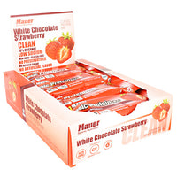 Mauer Sports Nutrition Classic Protein Bar - White Chocolate Strawberry - 12 Bars - 852815006087