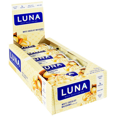 Clif Bar Luna Bar - White Chocolate Macadamia - 15 Bars - 722252200679