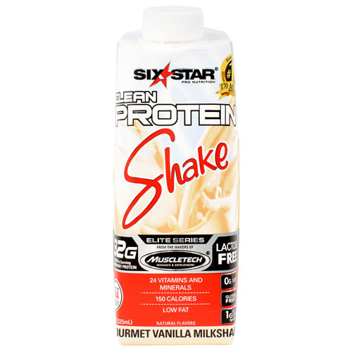 Six Star Elite Series Protein Shake, Clean, Gourmet Vanilla Milkshake, Drinks & Shakes