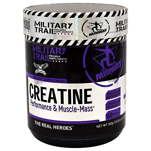 Midway Labs Military Trail Premium Supplements Creatine - Unflavored - 60 Servings - 813236023794