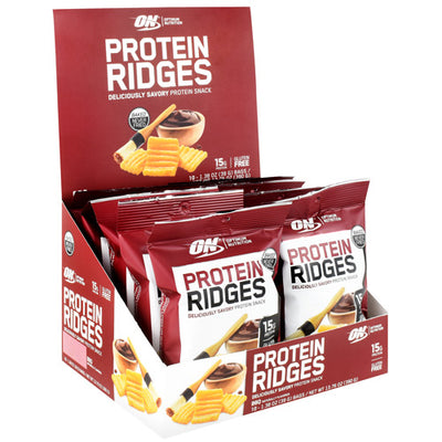 Optimum Nutrition Protein Ridges - BBQ - 10 ea - 748927962253