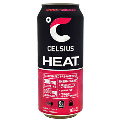 Celsius Celsius Heat - Strawberry Dragonfruit - 12 Cans - 852480007082