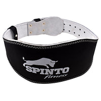 Spinto USA, LLC Padded Leather Lifting Belt - Black - 1 ea - 636655966325
