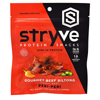 Stryve Foods Protein Snacks Gourmet Beef Biltong - Peri-Peri - 2.25 oz - 856492007498