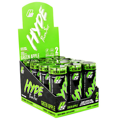 Pro Supps Hyde Power Shot - Green Apple - 12 Bottles - 10818253027944