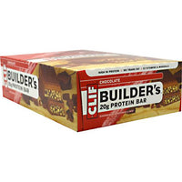 Clif Bar Builders Cocoa Dipped Double Decker Crisp Bar - Chocolate - 12 Bars - 722252600424