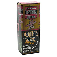 Ostrim Beef & Ostrich Jerky - Teriyaki - 10 Packages - 613911104196
