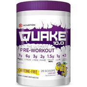 Scivation Quake 10.0 Caffeine Free - Lemon Drop - 20 ea - 812135021573