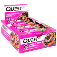 Quest Nutrition Quest Protein Bar - Chocolate Sprinkled Doughnut - 12 Bars - 888849008667