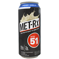 Met-Rx USA RTD 51 - Creamy Vanilla - 12 Bottles - 00786560140522