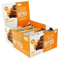 Optimum Nutrition Cake Bites - Peanut Butter Chocolate - 12 Bars - 748927959734