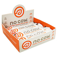 No Cow No Cow Bar - Chunky Peanut Butter - 12 Bars - 852346005108