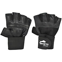 Spinto USA, LLC Mens Weight Lifting Gloves with Wrist Wraps - Black, (XL) - 1 ea - 646341998691