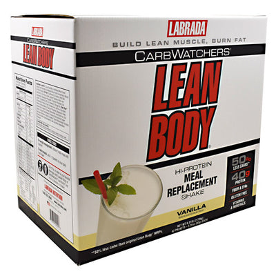 Labrada Nutrition Carb Watchers Lean Body - Vanilla - 42 Packets - 710779120006