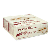 Think Products Think Thin Bar - White Chocolate - 10 Bars - 753656706368