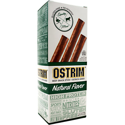 Ostrim Beef & Ostrich Snack - Natural - 10 ea - 613911103434