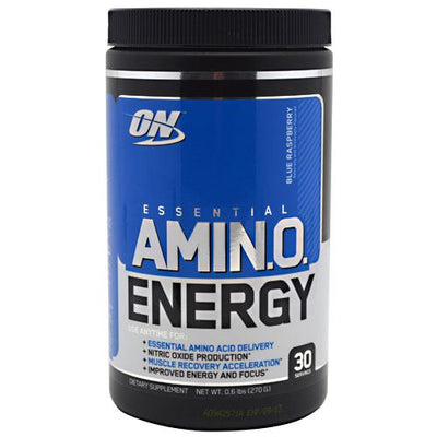 Optimum Nutrition Essential Amino Energy - Blue Raspberry - 30 Servings - 748927026825