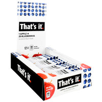 Thats It Nutrition Thats it Bar - Apple + Blueberry - 12 Bars - 850397004149