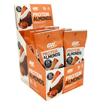 Optimum Nutrition Protein Almonds - Cinnamon Roll - 12 Packets - 748927958430