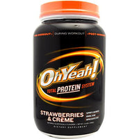 ISS Research OhYeah! Protein Powder - Strawberries & Creme - 2.4 lb - 788434111010