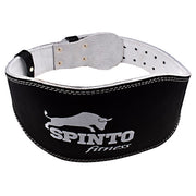 Spinto USA, LLC Padded Leather Lifting Belt - Black - 1 ea - 636655966585