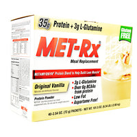 Met-Rx USA Meal Replacement - Original Vanilla - 40 Packets - 786560187053