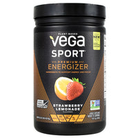 Vega Sport Premium Energizer - Strawberry Lemonade - 25 Servings - 838766007403