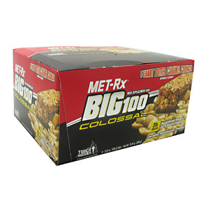Met-Rx USA Big 100 Colossal - Peanut Butter Caramel Crunch - 9 Bars - 786560557009