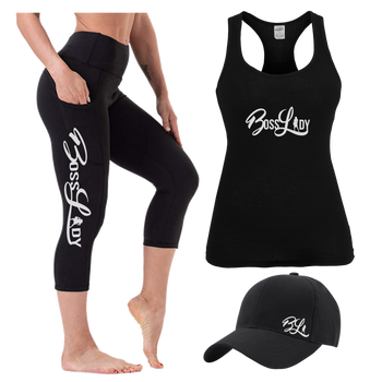 Boss Lady Combo - Tank, Capris and Cap