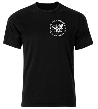 British Dragon Tshirt Black