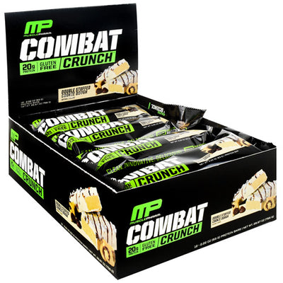 MusclePharm Combat Crunch - Double Stuffed Cookie Dough - 12 Bars - 810002500091