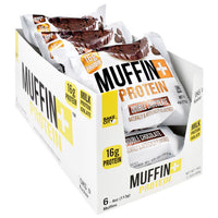 Bake City/ Protein+ Muffin+ Protein - Double Chocolate - 6 ea - 10814856010789