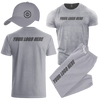 Personalized Mens Combo - Shirt, Sweats and Cap