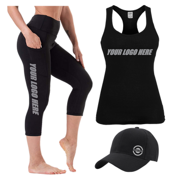 Personalized Ladies Combo - Tank, Capris and Cap
